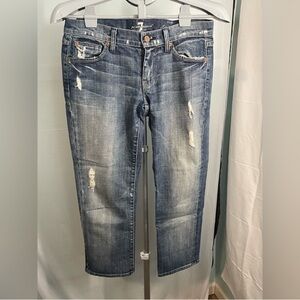 Seven for all mankind straight leg crop size 27 jeans